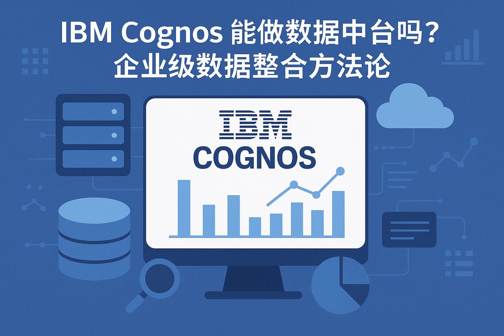 IBM Cognos能做数据中台吗？企业级数据整合方法论